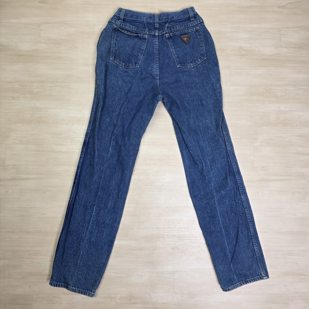 Vintage 90s Wrangler Made in USA High-Rise Tapered Jeans Mom‎ Size 24 x 29
